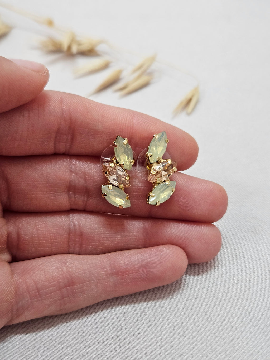 Pastel Green Jewelry Set