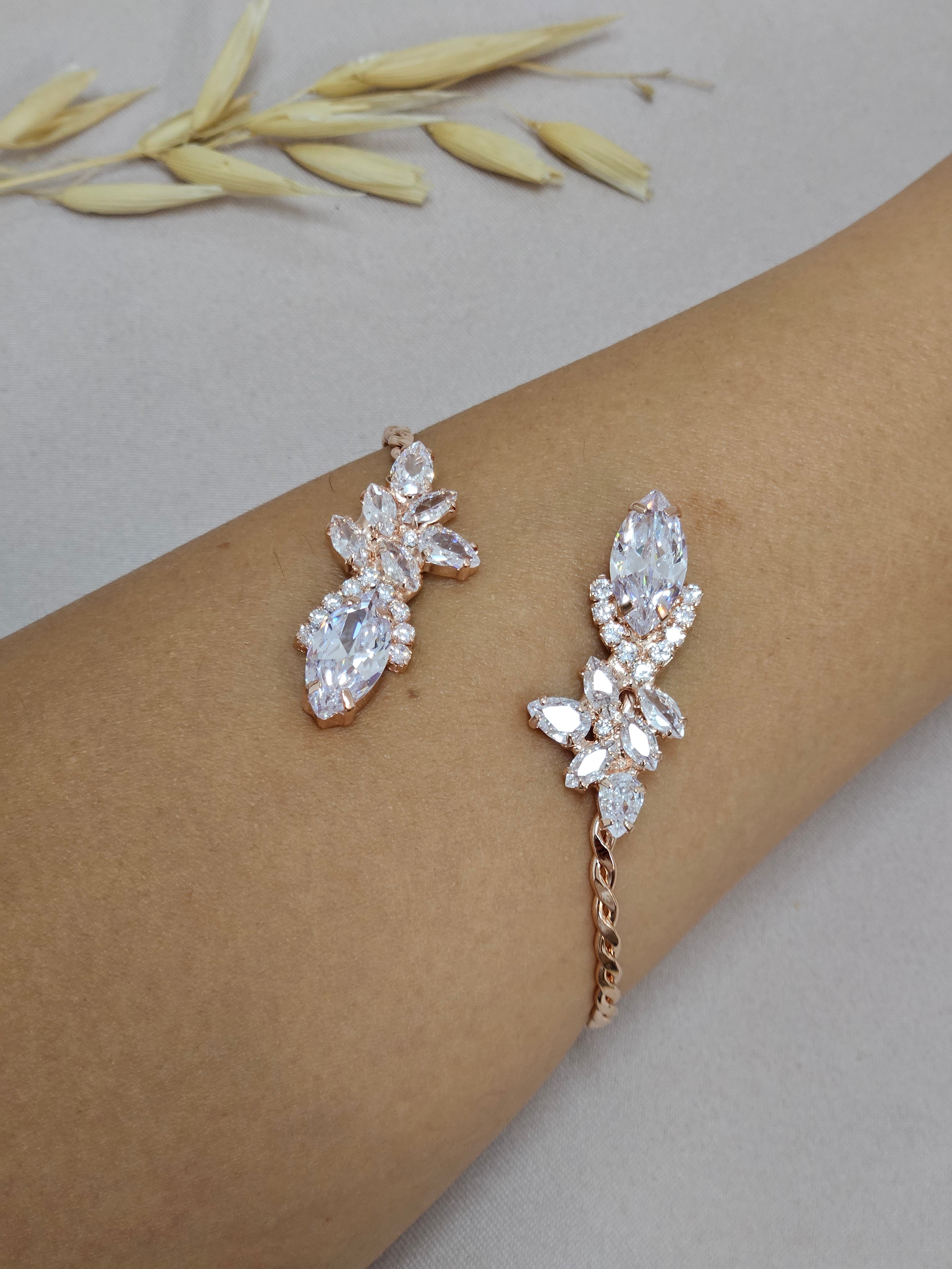 Rose Gold Bridal Set
