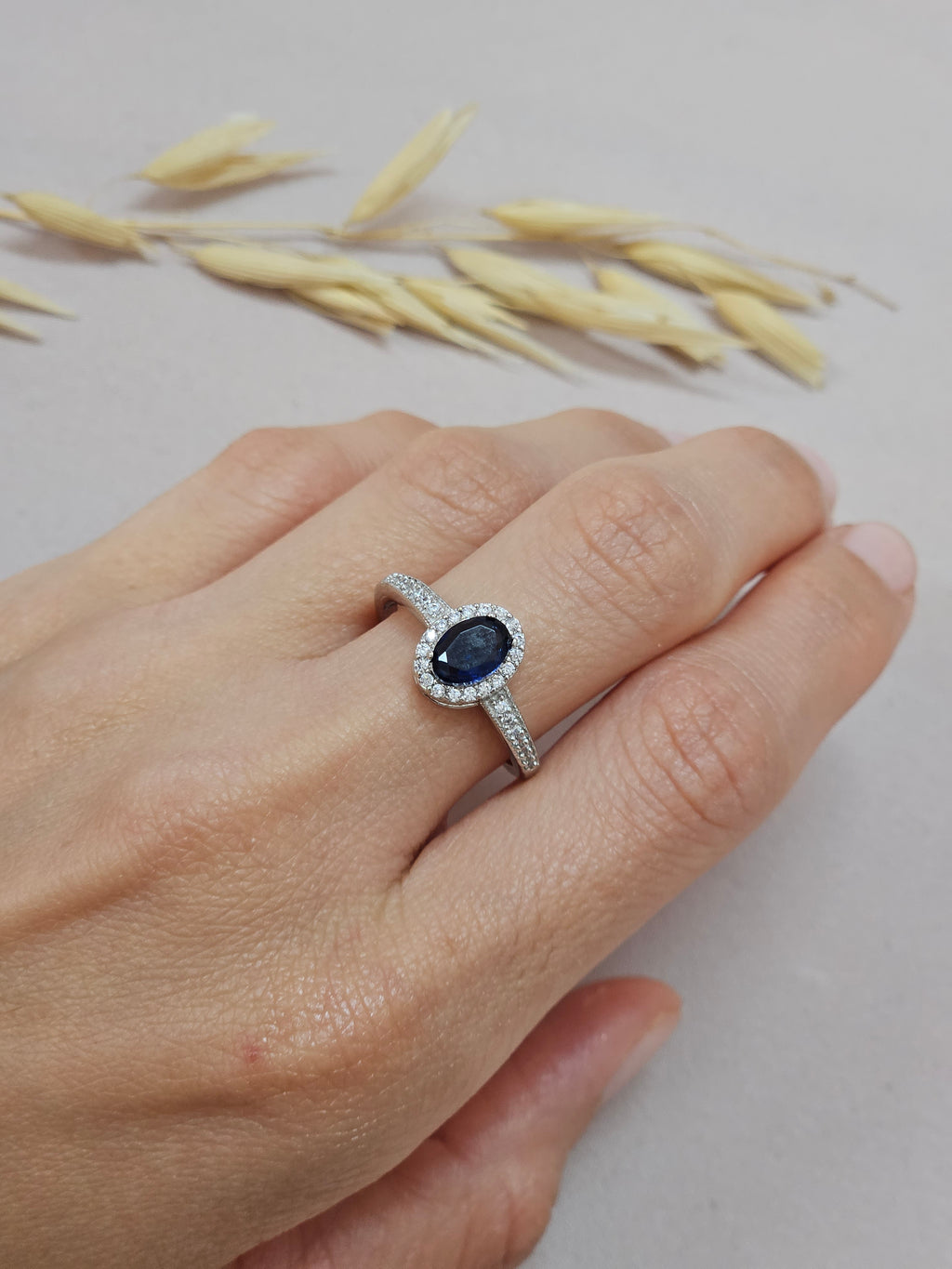 Dark Blue Jewelry CZ Set