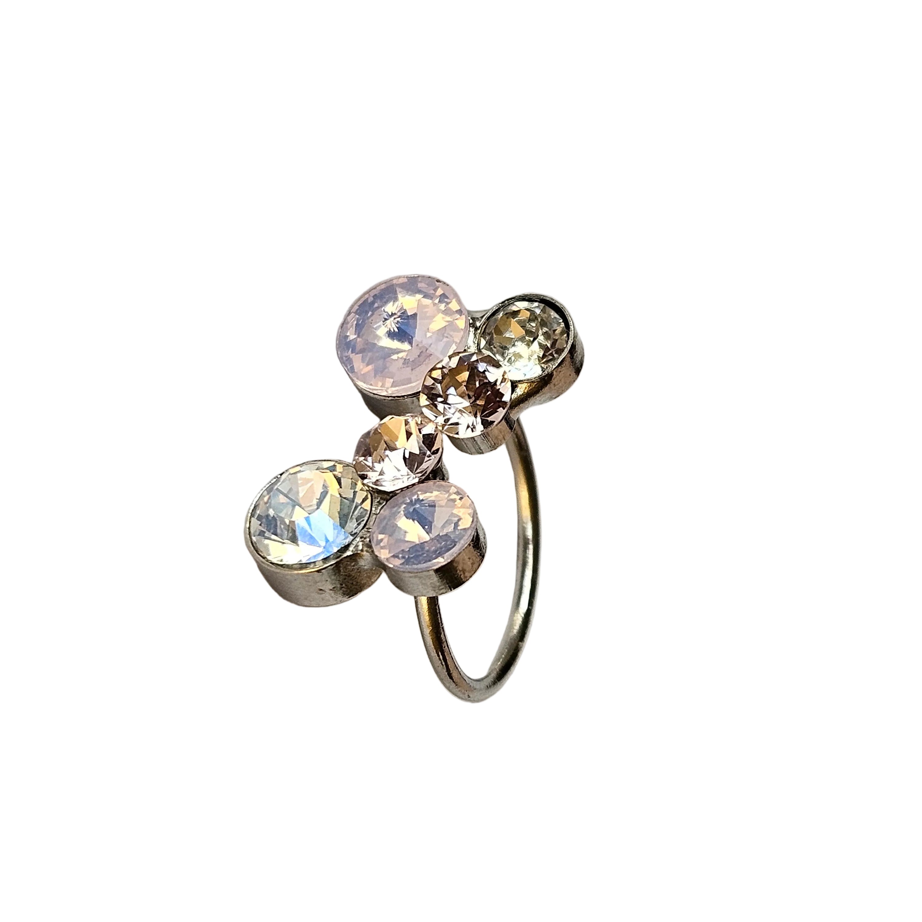 Open Opal Pink Ring