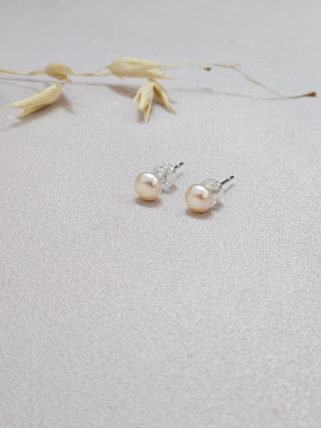 Peach Freshwater Pearls Jewelry Set