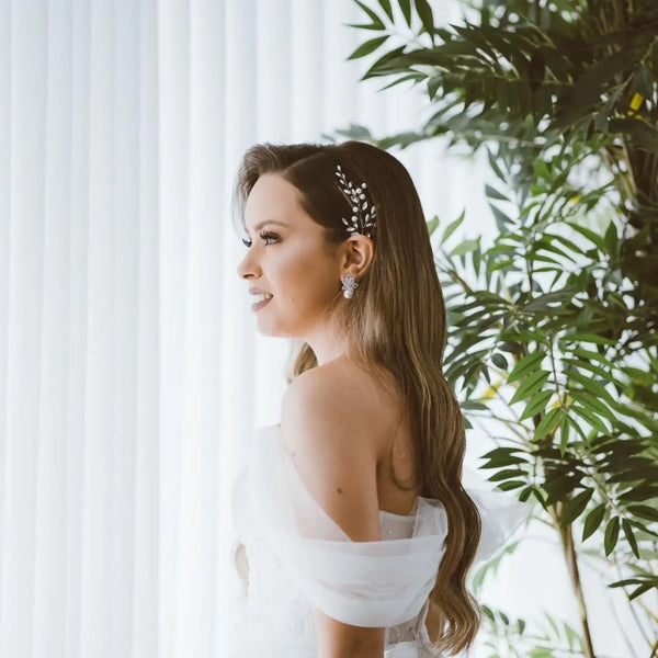 Side Pearl Bridal Hair Comb