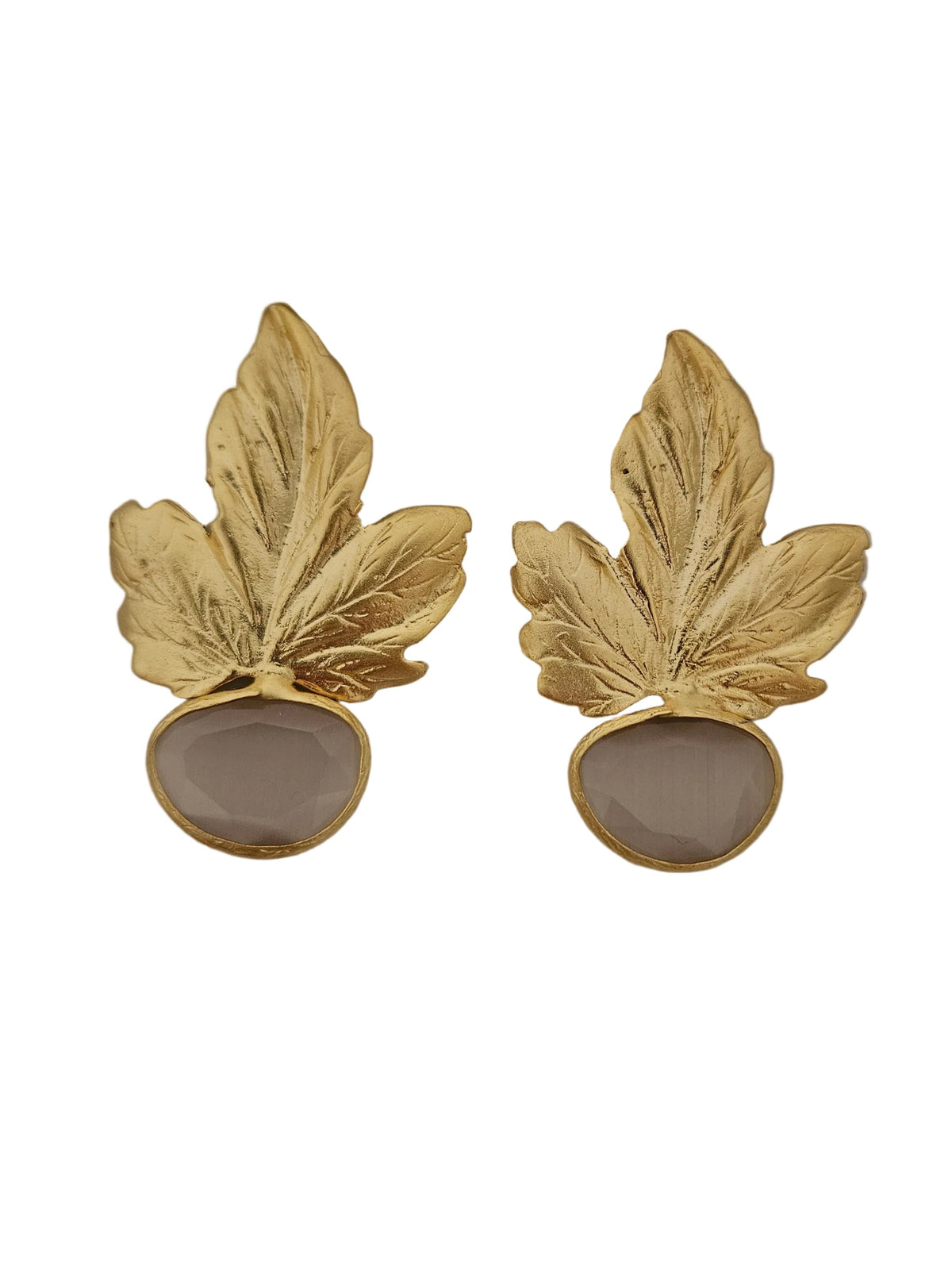 pink brown natural  big gold leaf 